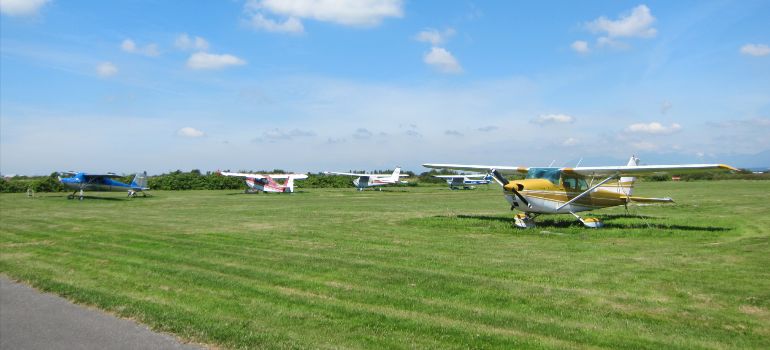 airfield using laser technology in bird control