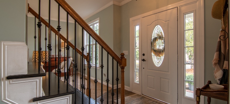 staircase in a house 