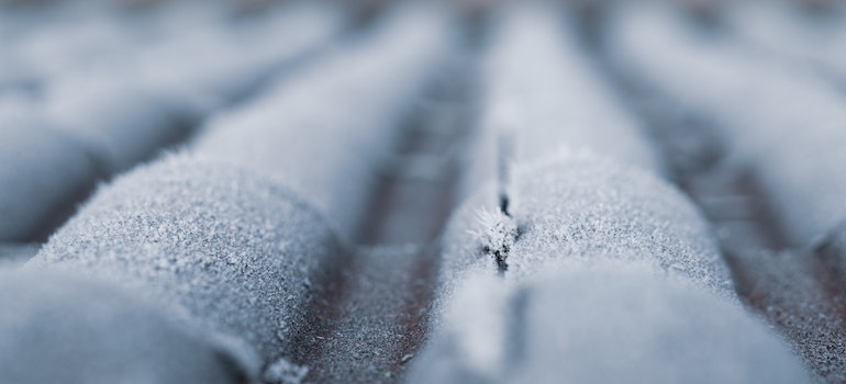 Ice on the roof